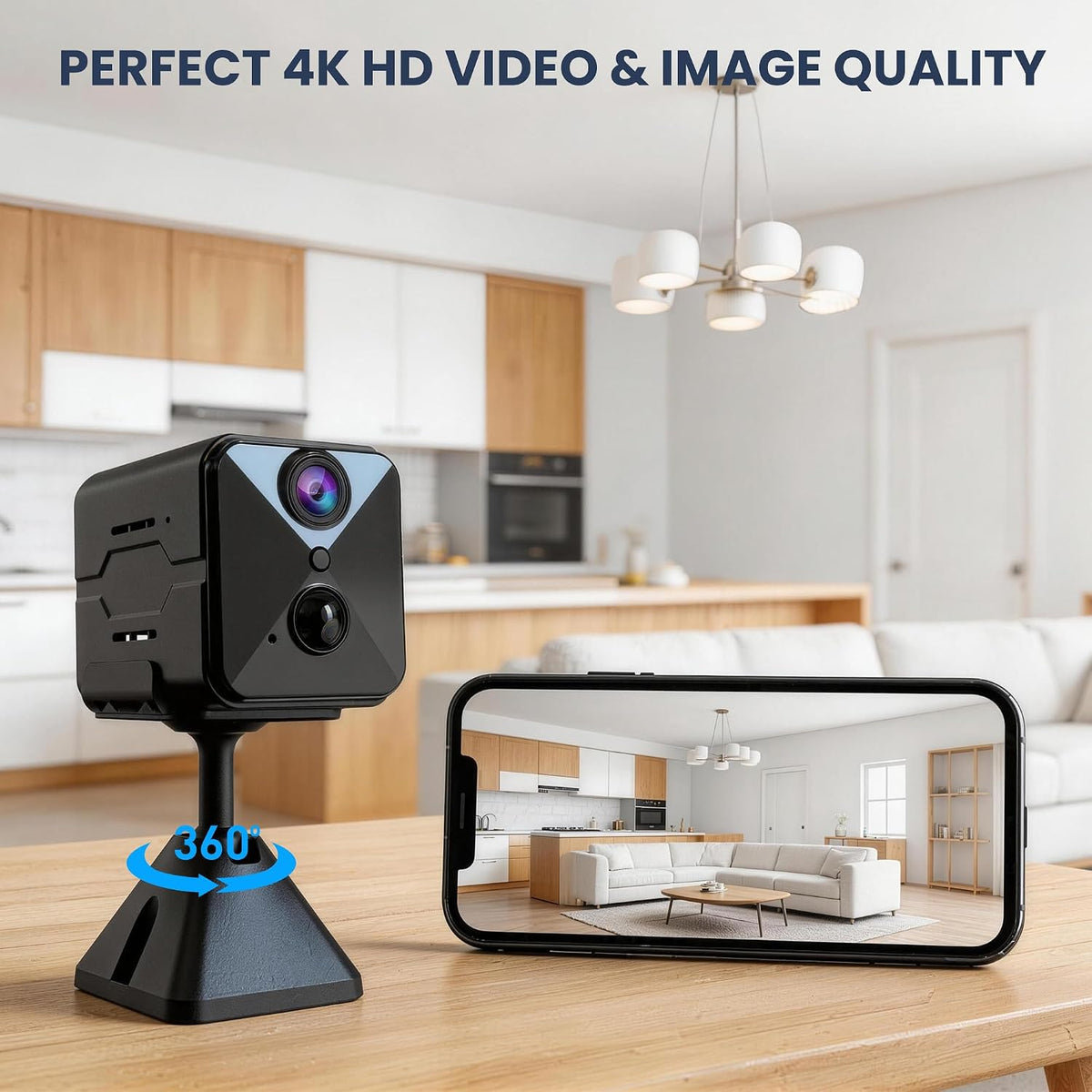 4K Hidden Camera Mini Spy Camera,
