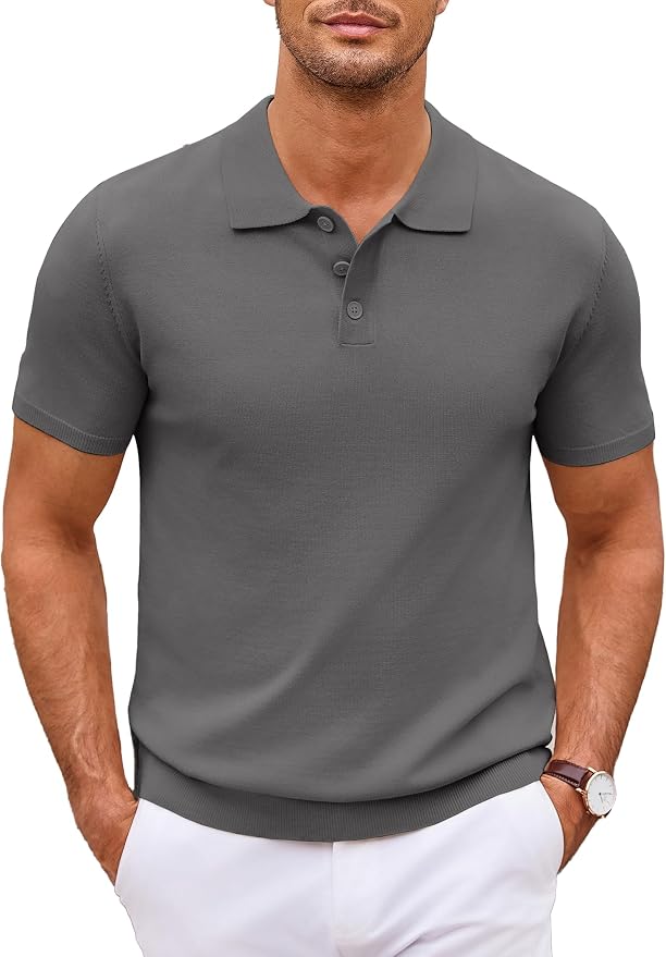 Lightweight Solid Polo Shirt