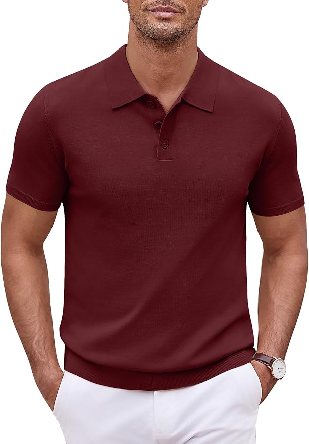 Lightweight Solid Polo Shirt