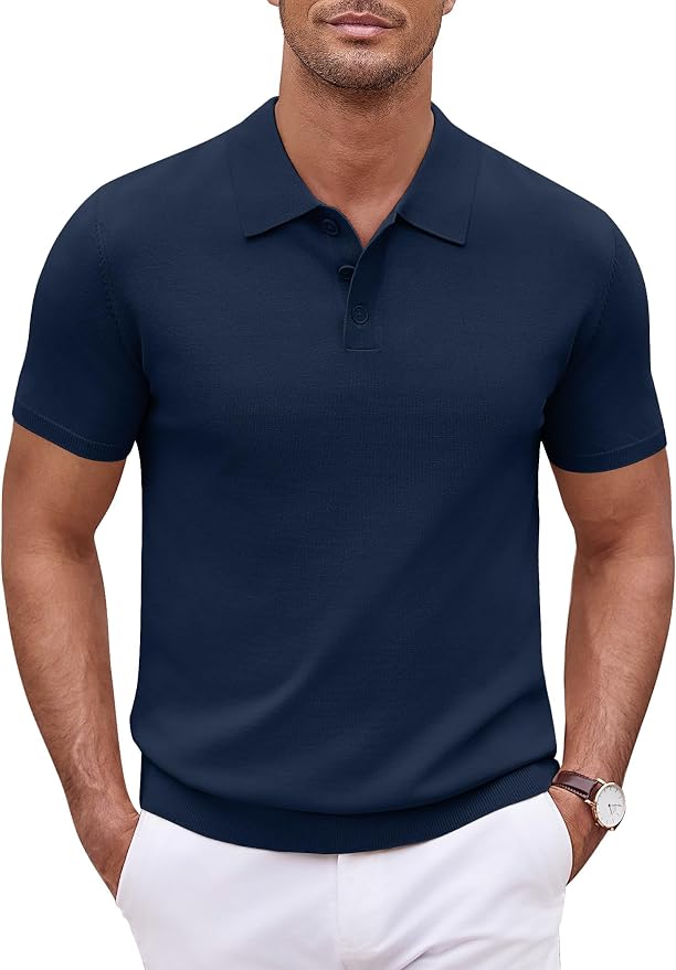 Lightweight Solid Polo Shirt