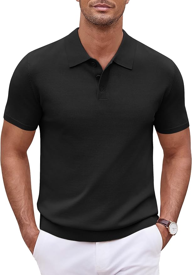 Lightweight Solid Polo Shirt