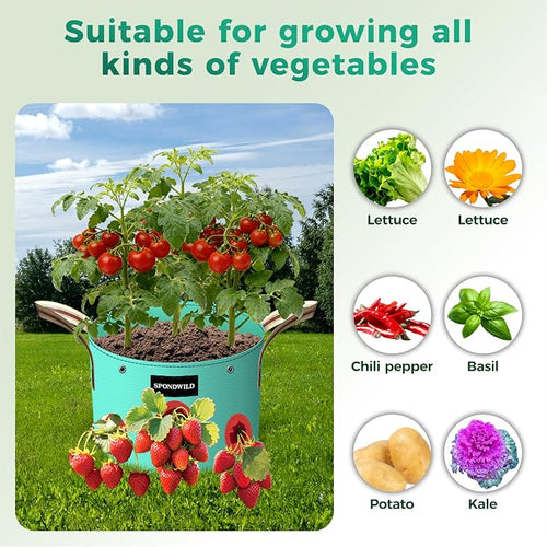 7-Piece 30-Gallon Grow Bag Set